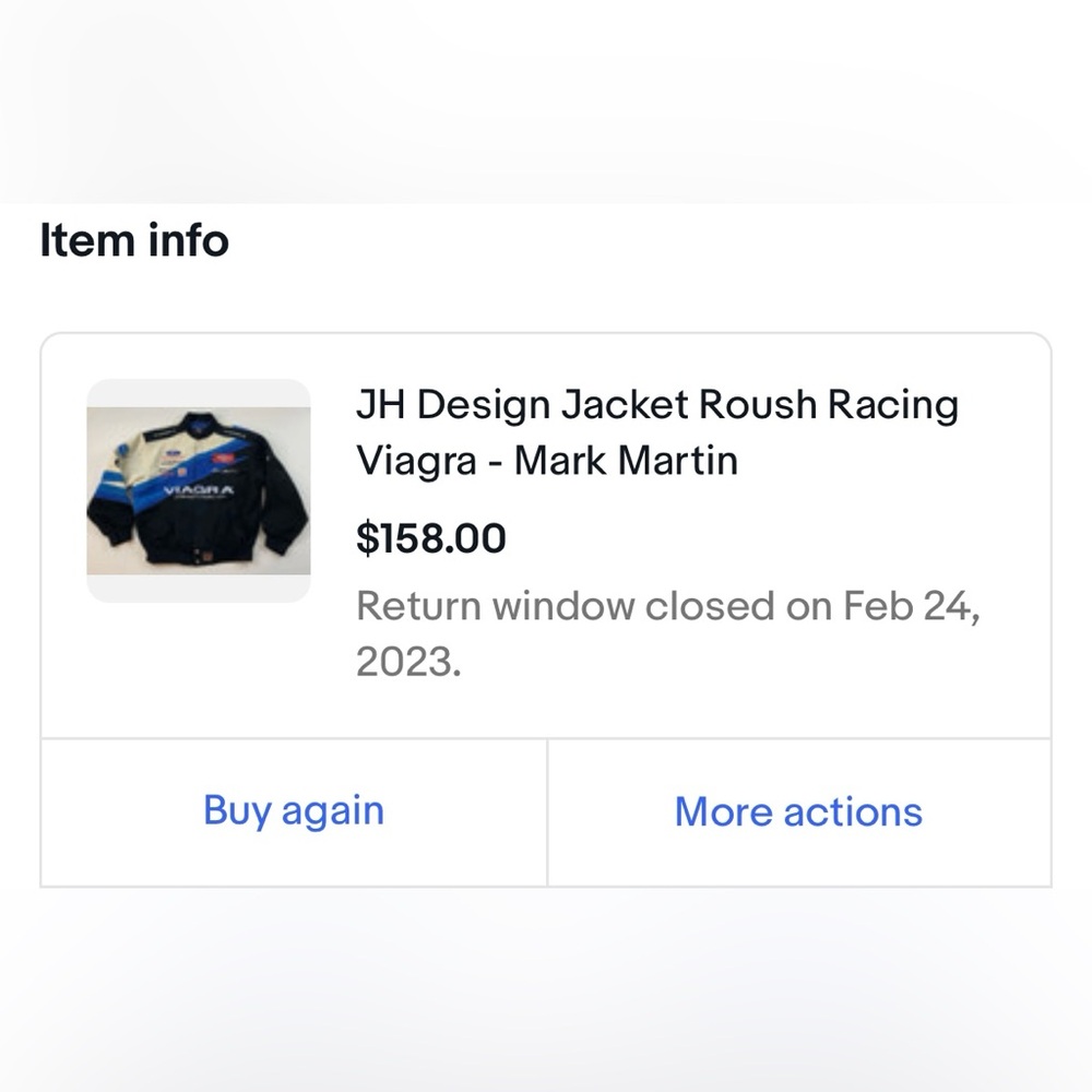 Men’s Roush V*agra Racing Jacket - Picture 5 of 5